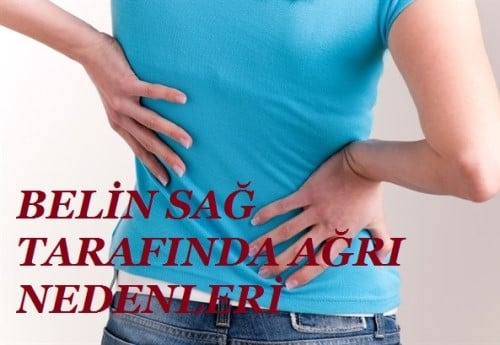 belin sağ tarafında ağrı nedenleri