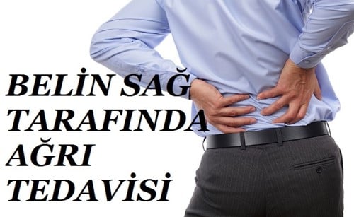 belin sağ tarafında ağrı tedavisi