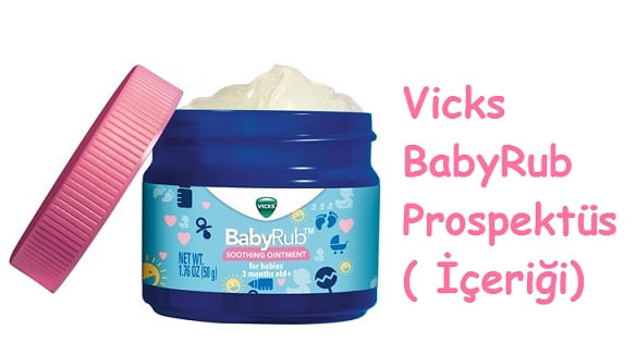 Vicks BabyRub Prospektüs ( İçeriği)